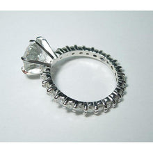 Afbeelding in Gallery-weergave laden, 5,26 karaat diamanten eeuwigheid verlovingsring wit goud 14K - harrychadent.nl
