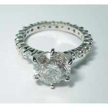 Afbeelding in Gallery-weergave laden, 5,26 Karaat Echt Diamanten Eeuwigheid Verlovingsring Wit Goud 14K - harrychadent.nl
