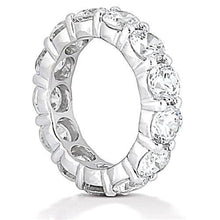 Afbeelding in Gallery-weergave laden, 5,85 karaat Echte Dames Diamanten Eeuwigheid Trouwring Wit Goud 14K - harrychadent.nl