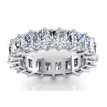 Afbeelding in Gallery-weergave laden, 7,35 ct. Stralende geslepen diamanten eeuwigheid verlovingsband goud - harrychadent.nl
