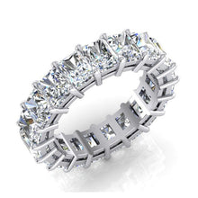 Afbeelding in Gallery-weergave laden, 7,35 ct. Stralende geslepen diamanten eeuwigheid verlovingsband goud - harrychadent.nl