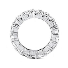 Afbeelding in Gallery-weergave laden, 7.20 karaat prinses diamanten eeuwigheid trouwring wit goud 14k - harrychadent.nl