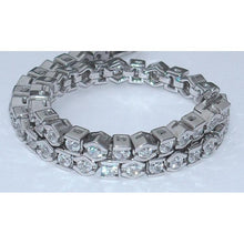 Afbeelding in Gallery-weergave laden, 7.50 karaat diamanten tennisarmband ronde halve ring - harrychadent.nl