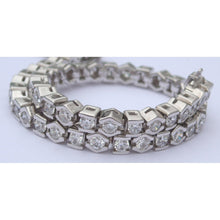 Afbeelding in Gallery-weergave laden, 7.50 karaat diamanten tennisarmband ronde halve ring - harrychadent.nl