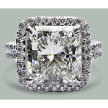 Afbeelding in Gallery-weergave laden, 7 Karaat Stralende Echt Diamanten Ring