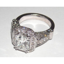 Afbeelding in Gallery-weergave laden, 8,51 karaat Diamanten verlovingsring band set stralend geslepen - harrychadent.nl