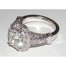 Afbeelding in Gallery-weergave laden, 8,51 karaat Diamanten verlovingsring band set stralend geslepen - harrychadent.nl