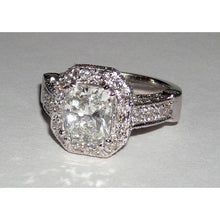 Afbeelding in Gallery-weergave laden, 8,51 karaat Diamanten verlovingsring band set stralend geslepen - harrychadent.nl