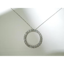 Afbeelding in Gallery-weergave laden, 8.75 karaat dames cirkel van leven diamanten hanger witgouden sieraden - harrychadent.nl