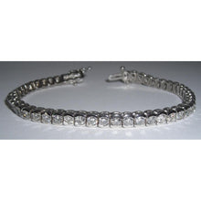 Afbeelding in Gallery-weergave laden, 9.60 Karaat Echt Diamanten Tennis Armband Bezel Set Sieraden - harrychadent.nl