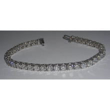 Afbeelding in Gallery-weergave laden, 9,50 karaat diamanten tennisarmband versus sieraden massief WG 18K - harrychadent.nl