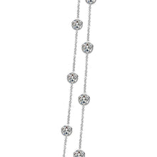 Afbeelding in Gallery-weergave laden, 9.30 ct diamanten op maat gesneden ketting dubbele 18 inch ketting - harrychadent.nl