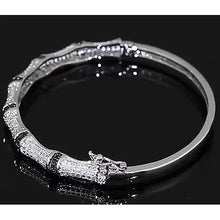 Afbeelding in Gallery-weergave laden, Aangepaste sieraden Diamond Bangle vrouwen wit goud