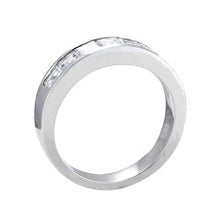 Afbeelding in Gallery-weergave laden, Asscher geslepen Diamanten trouwring 3,50 karaat witgoud 14K herenring - harrychadent.nl