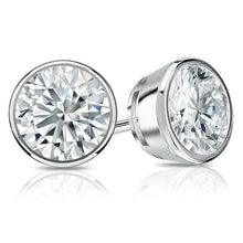 Afbeelding in Gallery-weergave laden, GIA-gecertificeerd Oorbellen met Kastzetting 5.51 Karaat Natuurlijke uit de aarde gewonnen Diamanten Witgoud 14K