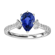 Afbeelding in Gallery-weergave laden, echte round diamant 3karaat ring vooraanzicht