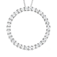 Afbeelding in Gallery-weergave laden, Cirkelvormige hanger met ronde diamanten 1,20 ct. Zonder Ketting Goud 14K - harrychadent.nl