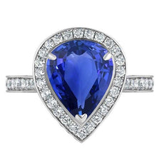 Afbeelding in Gallery-weergave laden, echte round diamant 4.50karaat ring vooraanzicht