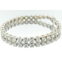 Afbeelding in Gallery-weergave laden, Dames diamanten armband 8,50 karaat witgouden sieraden 14K Nieuw - harrychadent.nl