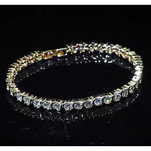 Afbeelding in Gallery-weergave laden, Dames diamanten tennisarmband 8 karaat geel goud 14K sieraden - harrychadent.nl