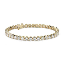 Afbeelding in Gallery-weergave laden, Dames ronde briljant geslepen diamanten tennisarmband 6 karaat - harrychadent.nl