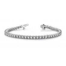 Afbeelding in Gallery-weergave laden, Dames sprankelende 8,50 karaat ronde diamanten dames tennisarmband - harrychadent.nl