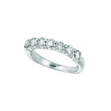 Afbeelding in Gallery-weergave laden, Diamant 7 stenen halve eeuwigheid band 1,05 karaat 14K witgoud - harrychadent.nl