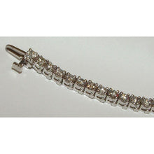 Afbeelding in Gallery-weergave laden, Diamant Dames Tennisarmband Witgouden Sieraden 4.56 Karaat - harrychadent.nl