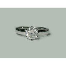 Afbeelding in Gallery-weergave laden, Diamant Solitaire Ring Wit Goud 1,31 Karaat Sieraden Nieuw - harrychadent.nl