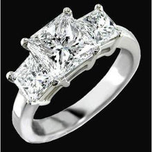 Afbeelding in Gallery-weergave laden, Diamant drie stenen ring 4.01 karaat verlovingsjubileum sieraden - harrychadent.nl