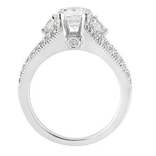 Afbeelding in Gallery-weergave laden, Diamanten 1.75 karaats jubileum ring solitaire met accenten goud nieuw - harrychadent.nl