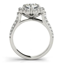 Afbeelding in Gallery-weergave laden, Diamanten Bloem Stijl Halo Verlovingsring 3 Karaat Dames Sieraden Nieuw - harrychadent.nl