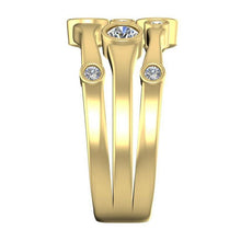 Afbeelding in Gallery-weergave laden, Diamanten Fancy Ring 1.10 Karaat 14K Witte Herensieraden Nieuw - harrychadent.nl