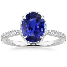 Afbeelding in Gallery-weergave laden, echte round diamant 4karaat ring vooraanzicht