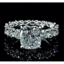 Afbeelding in Gallery-weergave laden, Diamanten Ring 6 Karaat Prong Setting Vrouwen Sieraden Nieuw - harrychadent.nl