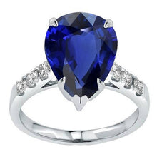 Afbeelding in Gallery-weergave laden, echte round diamant 5karaat ring vooraanzicht