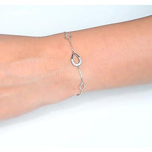 Afbeelding in Gallery-weergave laden, Diamanten damesarmband 1,50 karaat peervorm witgouden sieraden Nieuw - harrychadent.nl