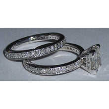 Afbeelding in Gallery-weergave laden, Diamanten fancy verlovingsring set wit goud 3,51 karaat