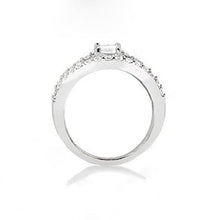 Afbeelding in Gallery-weergave laden, Diamanten gespleten schachtring met accenten 1,40 cts. Sieraden Wit Goud - harrychadent.nl