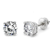 Afbeelding in Gallery-weergave laden, GIA-gecertificeerd Diamanten oorknopjes 1.80 ct. Witgouden 14K Natuurlijke echte diamanten ( niet in een laboratorium gekweekt ) sieraden