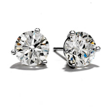 Afbeelding in Gallery-weergave laden, Diamanten oorknopjes 5 karaat 14K witgoud - harrychadent.nl