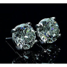 Afbeelding in Gallery-weergave laden, Diamanten oorknopjes 6 karaat witgoud 14K - harrychadent.nl