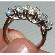 Afbeelding in Gallery-weergave laden, Diamanten ring verlovingsband set nieuw 4,51 karaat wit goud 14K - harrychadent.nl