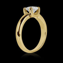 Afbeelding in Gallery-weergave laden, Diamanten solitaire ring 0,75 ct. Geelgouden nieuwe sieraden - harrychadent.nl
