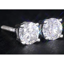 Afbeelding in Gallery-weergave laden, Diamanten studs 2 karaat witgoud - harrychadent.nl