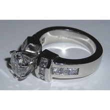 Afbeelding in Gallery-weergave laden, Diamanten verlovingsring 2.71 karaat prinses en rond wit goud 14K - harrychadent.nl