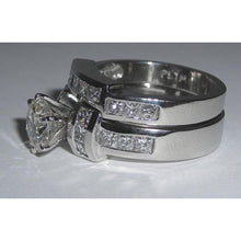 Afbeelding in Gallery-weergave laden, Diamanten verlovingsring 2.71 karaat prinses en rond wit goud 14K - harrychadent.nl