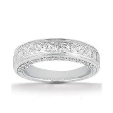 Afbeelding in Gallery-weergave laden, Diamanten verlovingsring 4.76 karaat prinses en rond geslepen WG 14K - harrychadent.nl