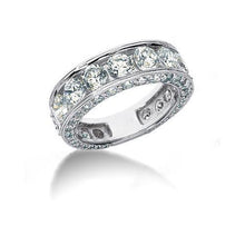 Afbeelding in Gallery-weergave laden, Diamanten verlovingsring Band Set Gouden Fancy Ring 8,50 karaat - harrychadent.nl