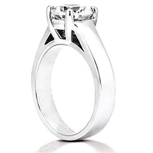 Afbeelding in Gallery-weergave laden, Diamanten verlovingsring Prong stijl 0,75 Ct. Solitaire Goud - harrychadent.nl